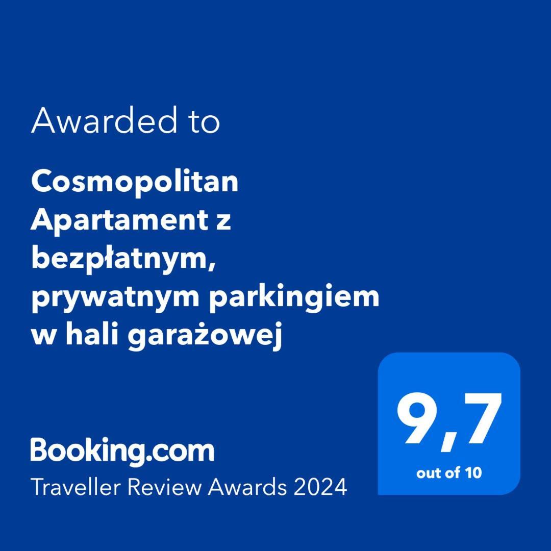 Cosmopolitan Apartament Z Bezplatnym, Prywatnym Parkingiem W Hali Garazowej Stary Toruń Exterior foto